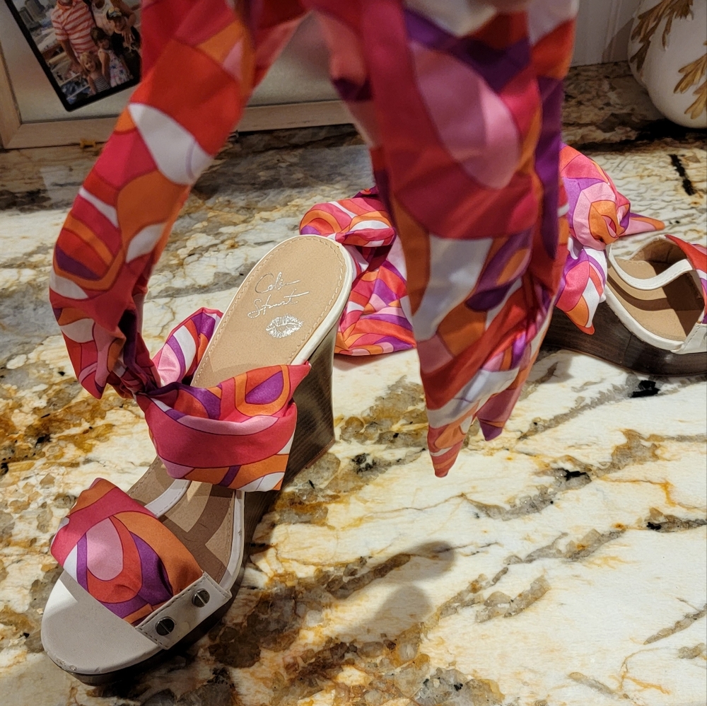 Wedge Ankle tie shoes - Picture 2 of 8